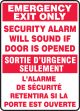 BILINGUAL FRENCH SIGN – EMERGENCY EXIT