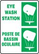 EYE WASH STATION (BILINGUAL FRENCH)