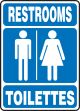 RESTROOMS (BILINGUAL FRENCH)