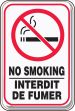 NO SMOKING W/GRAPHIC (BILINGUAL FRENCH - INTERDIT DE FUMER)