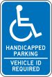 (MINNESOTA & TEXAS) HANDICAPPED PARKING VEHICLE ID REQUIRED (W/GRAPHIC)