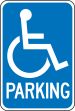 RESERVED HANDICAPPED (W/GRAPHIC)