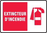 FIRE EXTINGUISHER (FRENCH) W/GRAPHIC