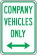 COMPANY VEHICLES ONLY <----> (GREEN/WHITE)