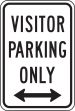 VISITOR PARKING ONLY