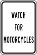 WATCH FOR MOTORCYCLES