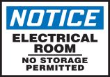 ELECTRICAL ROOM NO STORAGE PERMITTED