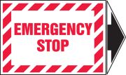 EMERGENCY STOP (+ARROW)