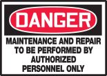 MAINTENANCE AND REPAIR TO BE PERFORMED BY AUTHORIZED PERSONNEL ONLY