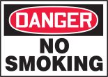 Safety Label, Header: DANGER, Legend: NO SMOKING