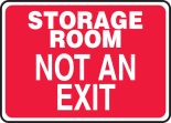 Storage Room Not An Exit