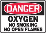 OXYGEN NO SMOKING NO OPEN FLAMES