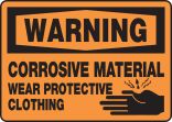 CORROSIVE MATERIAL WEAR PROTECTIVE CLOTHING (W/GRAPHIC)