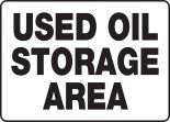 USED OIL STORAGE AREA