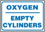 OXYGEN EMPTY CYLINDERS
