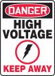 HIGH VOLTAGE KEEP AWAY (W/GRAPHIC)