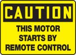 This Motor Starts By Remote Control