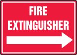 FIRE EXTINGUISHER (ARROW RIGHT)
