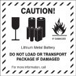 CAUTION! LITHIUM METAL BATTERY DO NOT LOAD OR TRANSPORT PACKAGE IF DAMAGED FOR MORE INFORMATION CALL ___