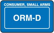 CONSUMER, SMALL ARMS ORM-D