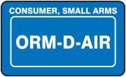 CONSUMER, SMALL ARMS <BR> ORM-D-AIR
