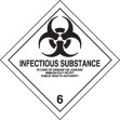 INFECTIOUS SUBSTANCE IN CASE OF DAMAGE OR LEAKAGE IMMEDIATELY NOTIFY PUBLIC HEALTH AUTHORITY ... (W/GRAPHIC)