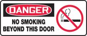 NO SMOKING BEYOND THIS DOOR (W/GRAPHIC)