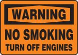 NO SMOKING TURN OFF ENGINES