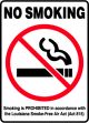 (NO SMOKING SYM) SMOKING IS PROHIBITED IN ACCORDANCE WITH THE LOUISIANA SMOKE-FREE AIR ACT (ACT 815)