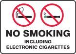 No Smoking - Including Electronic Cigarettes