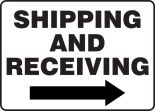 SHIPPING AND RECEIVING (ARROW RIGHT)