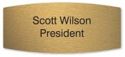 Custom Engraved Office Sign Only