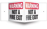 WARNING NOT A FIRE EXIT