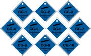 ID Tags, Legend: COMPRESSED GAS (1-10 SERIES)