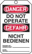 DANGER DO NOT OPERATE(English/German)