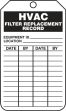 HVAC FILTER REPLACEMENT RECORD