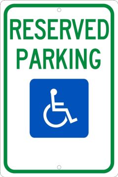 RESERVED PARKING (W/GRAPHIC)