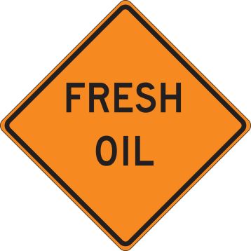 Safety Label, Legend: FRESH OIL