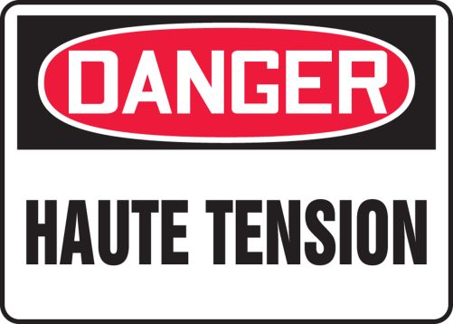 DANGER HAUTE TENSION (FRENCH)