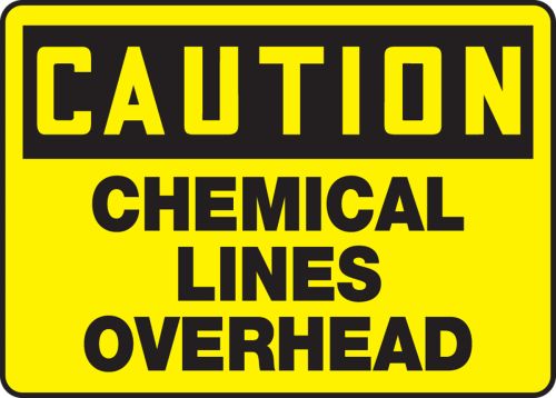 CHEMICAL LINES OVERHEAD
