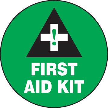 Plant & Facility, Legend: FIRST AID KIT W/GRAPHIC