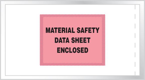 MATERIAL SAFETY DATA SHEET ENCLOSED
