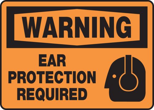 EAR PROTECTION REQUIRED (W/GRAPHIC)