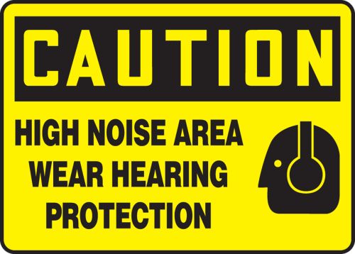 HIGH NOISE AREA WEAR HEARING PROTECTION (W/GRAPHIC)