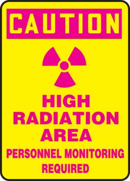 HIGH RADIATION AREA PERSONNEL MONITORING REQUIRED (W/GRAPHIC)