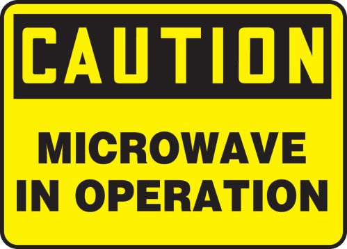 MICROWAVE IN OPERATION