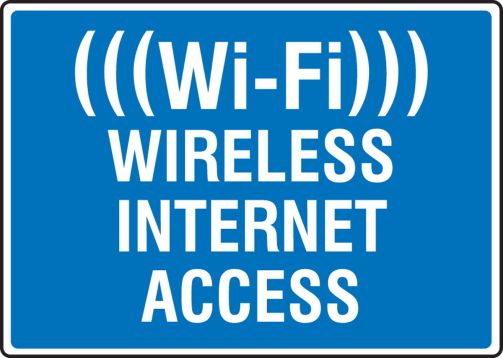 (((Wi-Fi))) WIRELESS INTERNET ACCESS