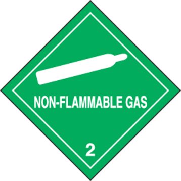 NON-FLAMMABLE GAS (W/GRAPHIC)