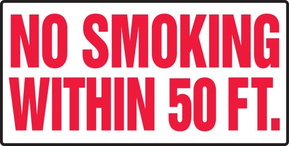 NO SMOKING WITHIN 50 FT.