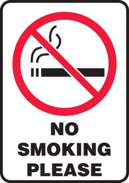 NO SMOKING PLEASE (W/GRAPHIC)